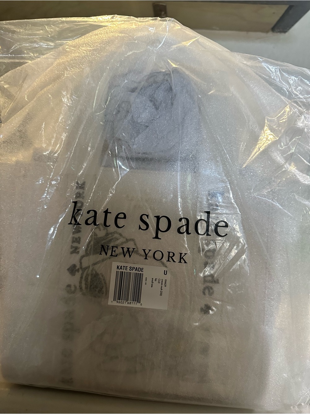 kate spade White Canvas Snoopy Tote with Black Graphic and Yellow Accent - Picture 2 of 2